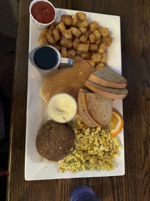 Vegan Big Brekkie (Breakfast )  at Hometown Sports Grill in Ottawa