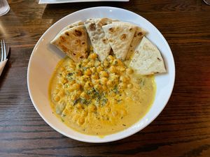 Chickpea button mushroom curry  at Hometown Sports Grill in Ottawa