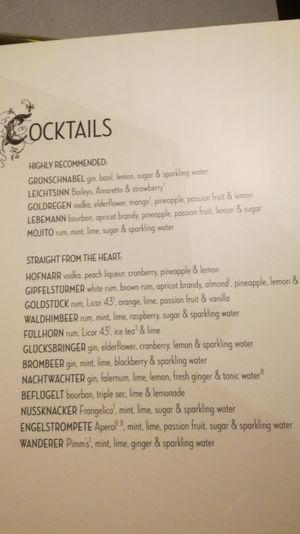 Cocktails at Hans Im Glück in Berlin