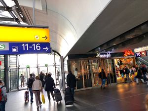 outside at Hans Im Glück in Berlin