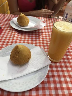 Coxinha de jaca  at Friitz in Mogi Das Cruzes
