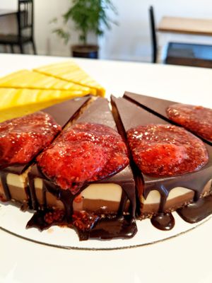 Chocolate Strawberry Sundae  at Gratify Foods in Penticton