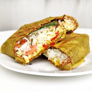 Vegan Breakfast Burrito  at Gratify Foods in Penticton