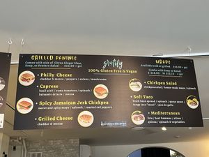 Menu  at Gratify Foods in Penticton