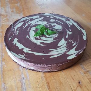 Mint chocolate cheezecake at Gratify Foods in Penticton
