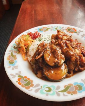 veggie curry at Pleased To Meet Me in Nara