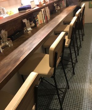 counter at Pleased To Meet Me in Nara