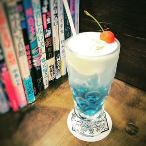 soda float at Pleased To Meet Me in Nara