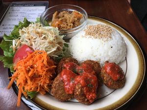Falafel plate at Pleased To Meet Me in Nara