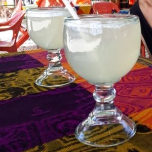 homemade lemonade at El Cocodrilo in Coba
