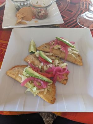 Empanadas at El Cocodrilo in Coba