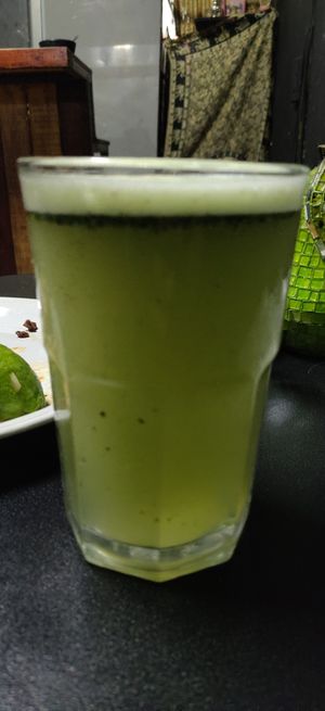 Drink at Krishna Vegan in Guadalajara