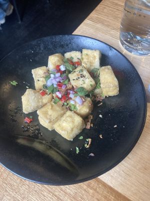 Salt & pepper tofu  at Oriental Teahouse in South Yarra