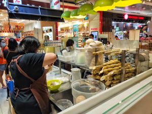 Coconut and sugar cane at CocoCane - Waterway Point in Northeast Singapore