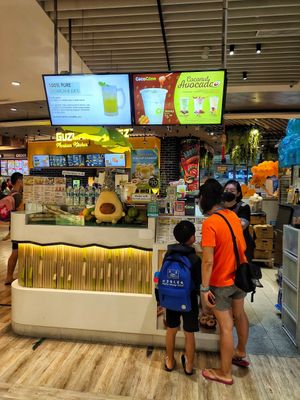 Cashier counter at CocoCane - Waterway Point in Northeast Singapore