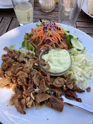 Der Vöner-Teller  at Cafe Affenbrot in Luebeck