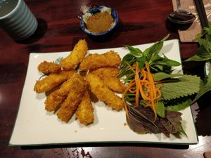 Deep fried tofu at Senta Vegetarian in Nha Trang