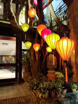 Outside at Senta Vegetarian in Nha Trang