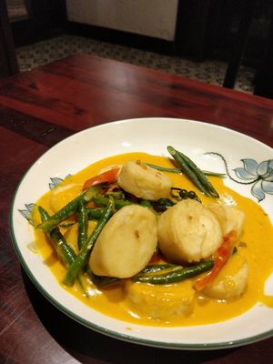 Spicy tofu dish at Senta Vegetarian in Nha Trang