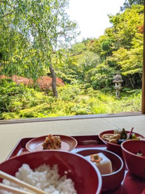Lunch set at Tofu Restaurant Seigen-in - 西源院 in Kyoto