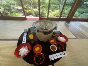   at Tofu Restaurant Seigen-in - 西源院 in Kyoto