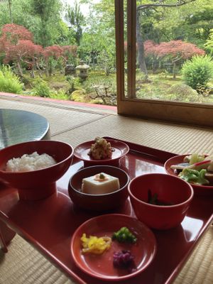   at Tofu Restaurant Seigen-in - 西源院 in Kyoto