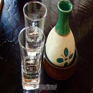 Sake. at Tofu Restaurant Seigen-in - 西源院 in Kyoto