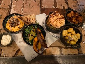 Vegan board  at The Botanist in Chester