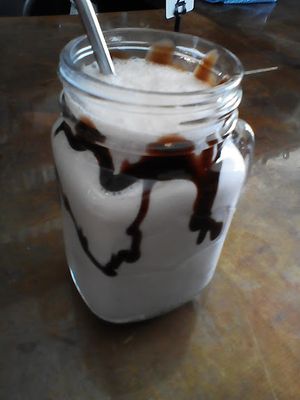 Choc & peanut butter mock-shack!! at Grey Cells Green in Windsor