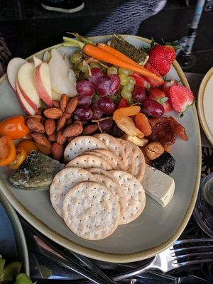 cheese platter for two at Grey Cells Green in Windsor