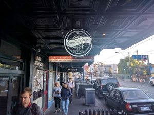 signage out front at Grey Cells Green in Windsor