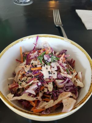 rainbow coleslaw at Grey Cells Green in Windsor
