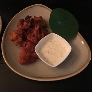 Cauliflower bites at Grey Cells Green in Windsor