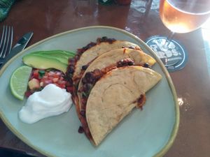 quesadillas at Grey Cells Green in Windsor