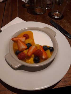 Panna Cotta at The Baker's Arms in Poole