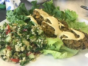 Falafel at Plant Inspired Kitchen in Woodstock