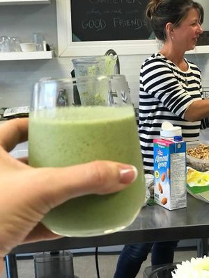 Green Smoothie at Plant Inspired Kitchen in Woodstock