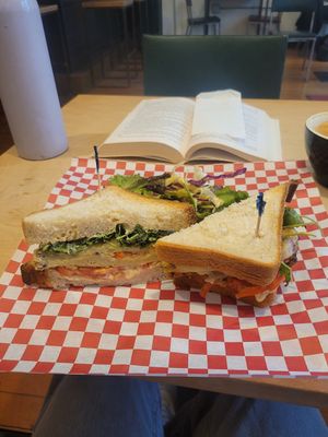 Yo Veg (has vegan egg 😋) at Luckyduck Bicycle Cafe in Oakland