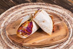 Burrito vegano con chilli at Vegeta in Bologna