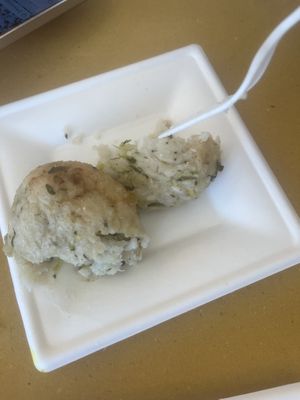 polpette di riso alla menta  at Vegeta in Bologna
