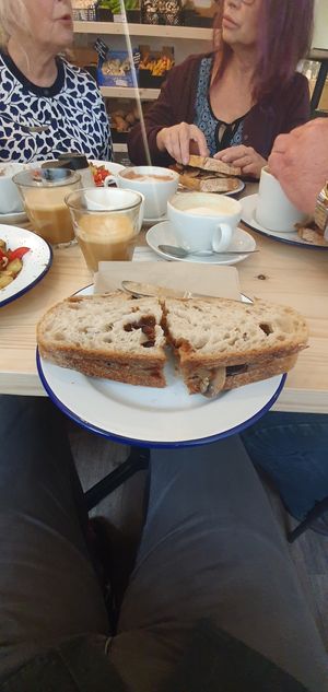 vBacon sandwich at Steep & Filter in Skipton