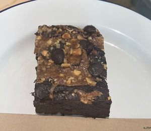 Peanut butter brownie  at Steep & Filter in Skipton