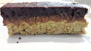 Raw salted caramel shortbread at Steep & Filter in Skipton