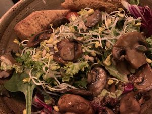 good salad at Hans im Glück in Dresden