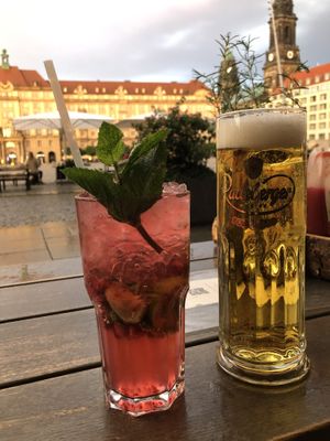 Drinks at Hans im Glück in Dresden
