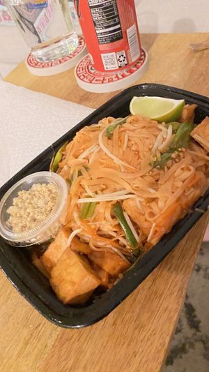 Pad Thai takeoutt  at Durian Durian in Orlando