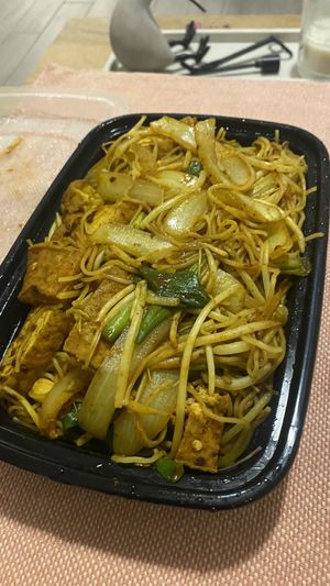 Curry tofu and vermicelli noodles  at Durian Durian in Orlando
