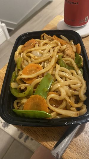 Drunken udon  at Durian Durian in Orlando