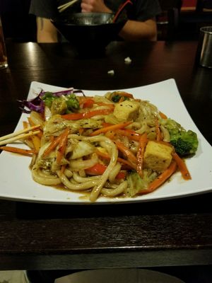 spicy udon at Zen Street in Riverside