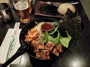tofu bibimbap at Zen Street in Riverside